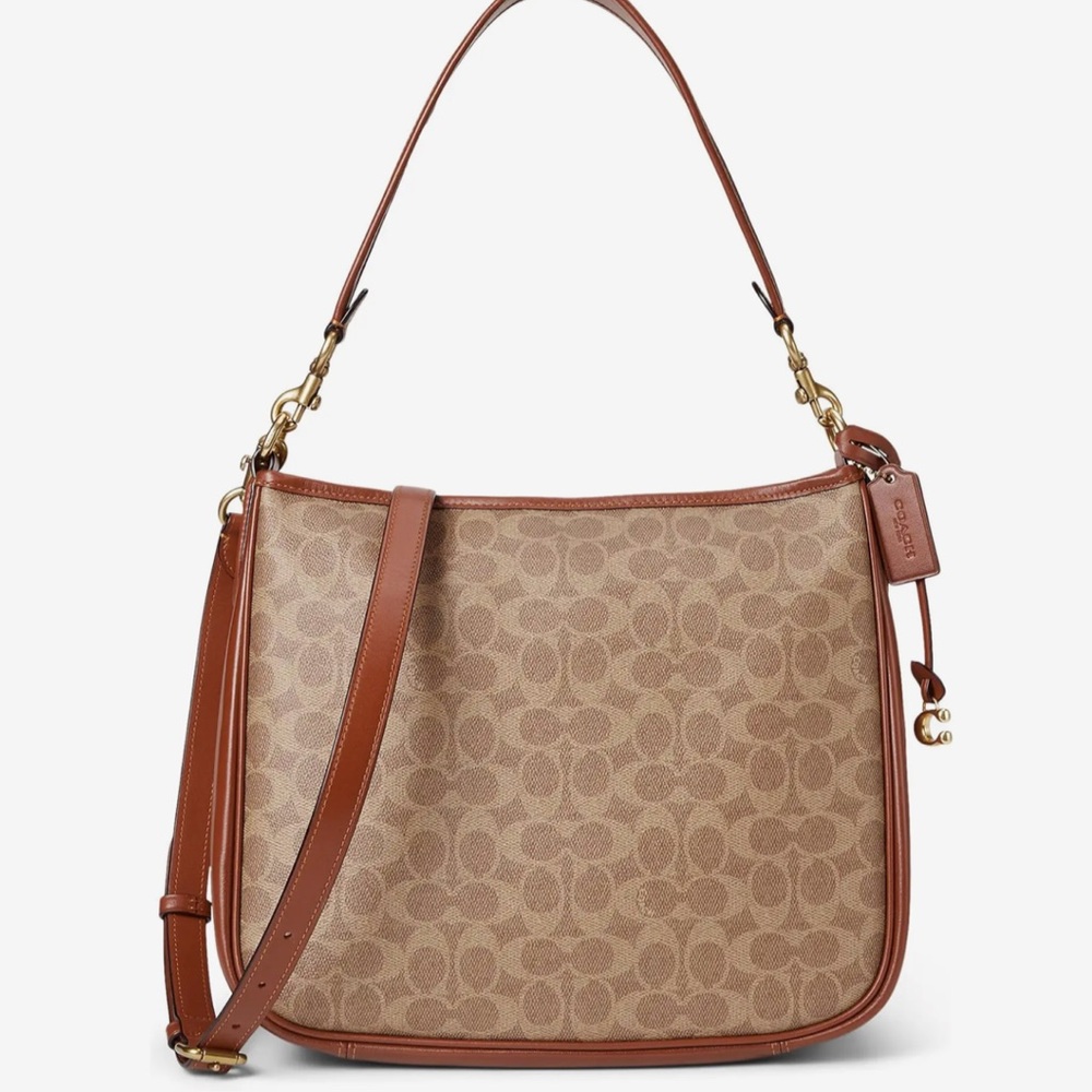 Coach Retail Coated Canvas Signature Cary Shoulder Bag NWT PRICE FIRM